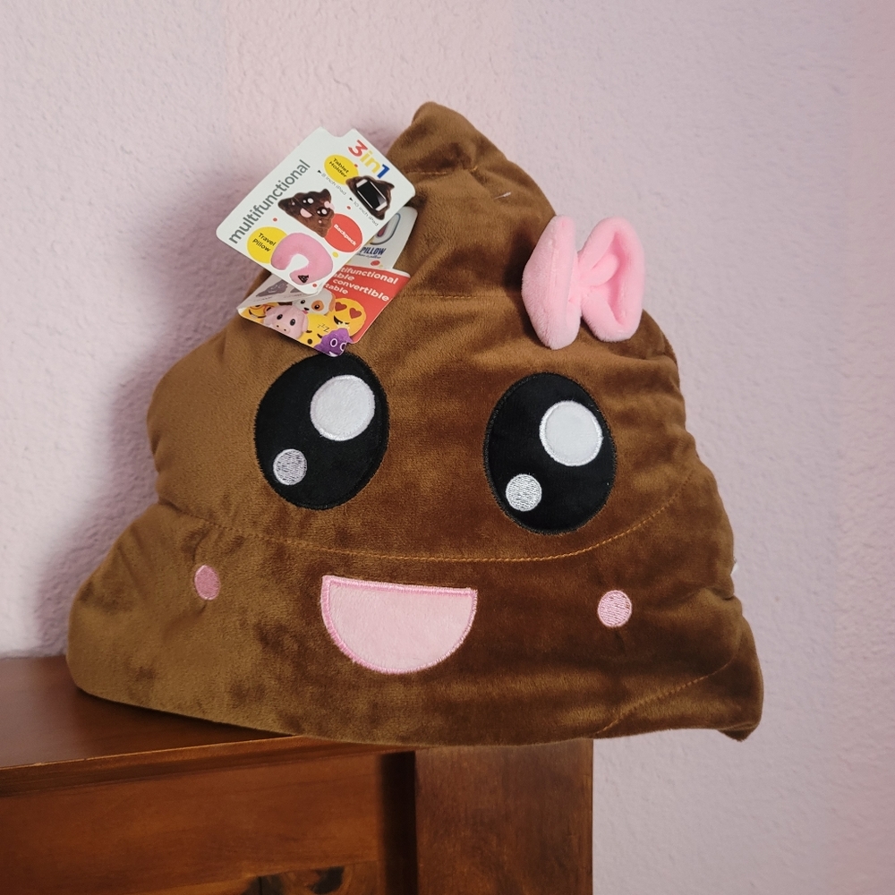 3 in 1 emoji pillow